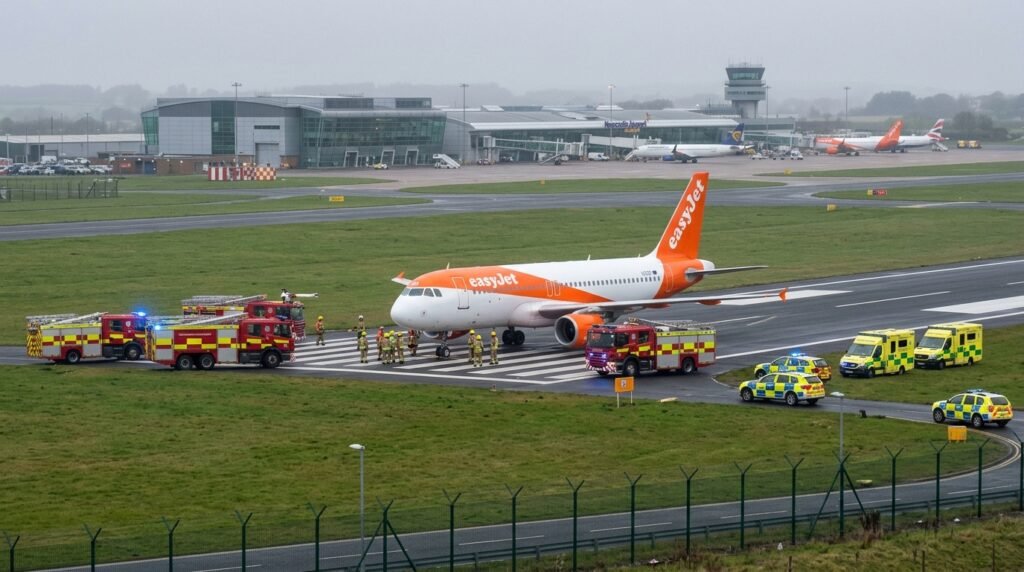 EasyJet Flight U2238 Emergency Landing Newcastle