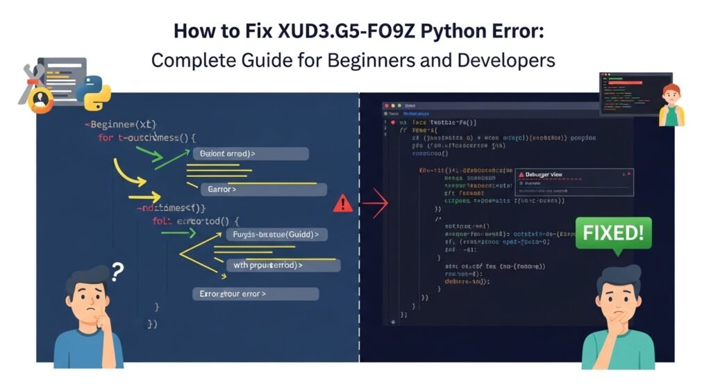 How to Fix XUD3.G5-FO9Z Python