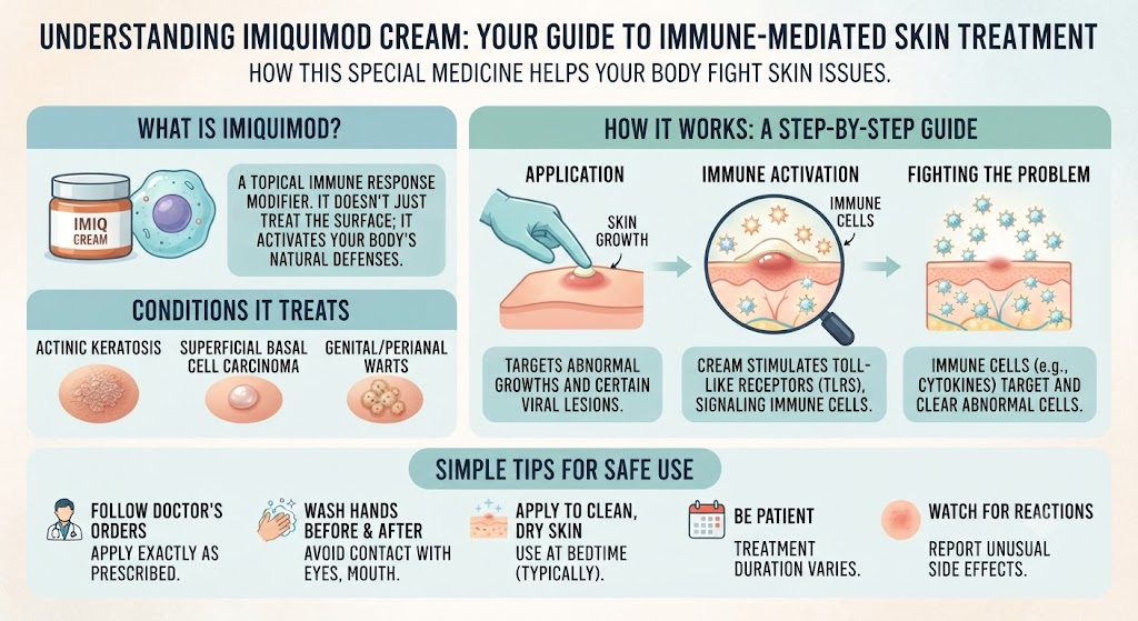 Imiquimod Cream Guide: How It Works, Benefits, and What You Need to Know