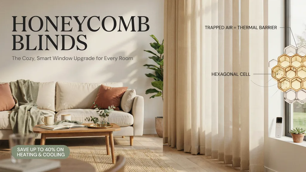 Honeycomb Blinds: The Cozy, Smart Window Upgrade for Every Room