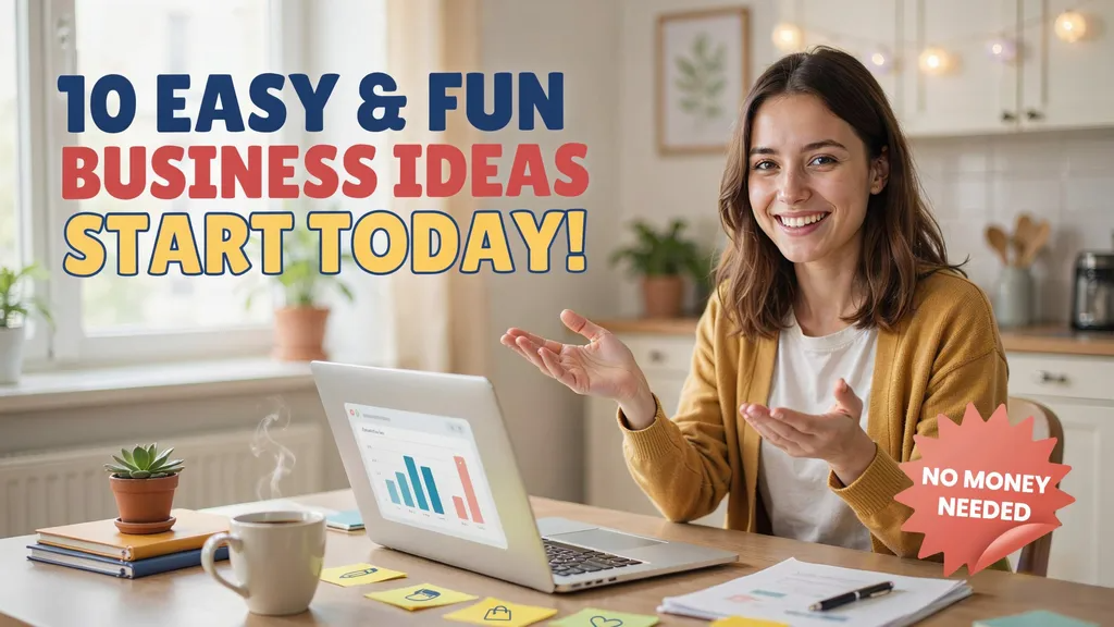 10 Easy and Fun Business Ideas You Can Start Today